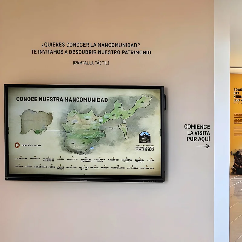 We begin - Center touchscreen